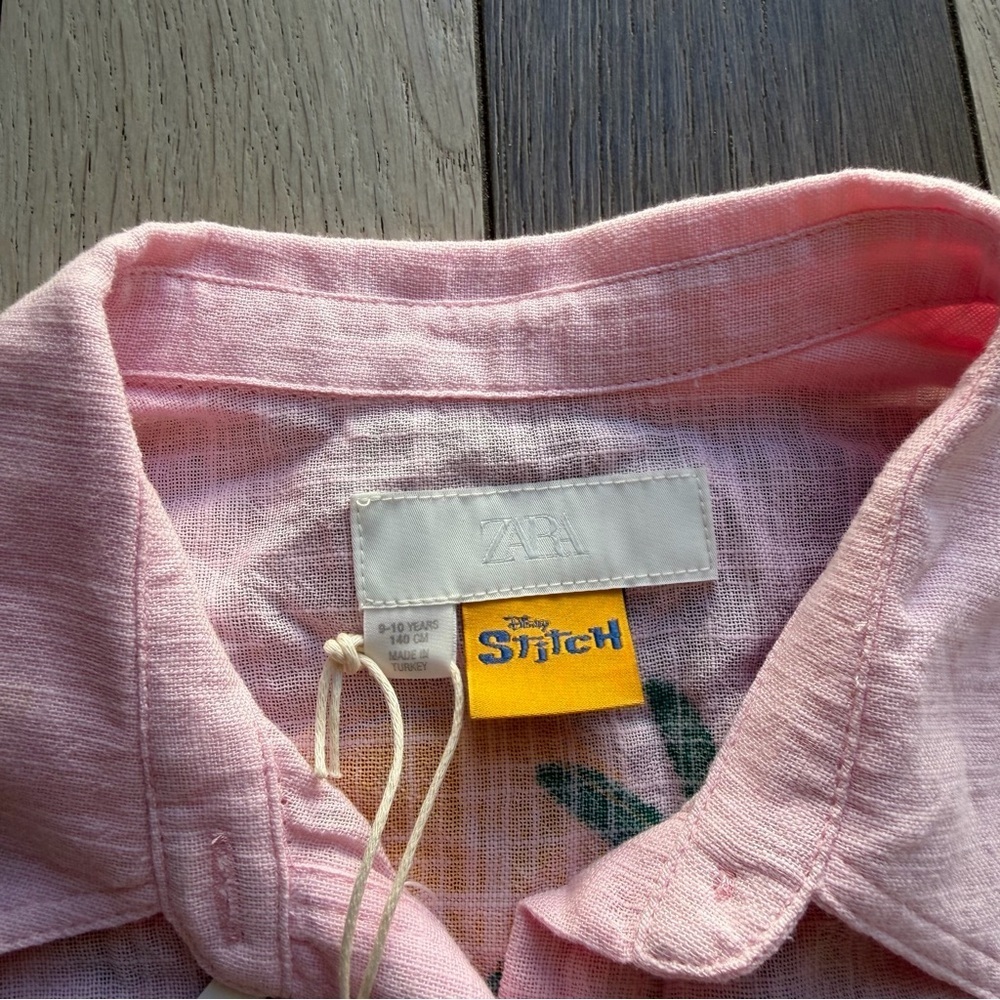 ZARA LILO & STITCH © DISNEY KNOTTED SHIRT - Picture 8 of 12